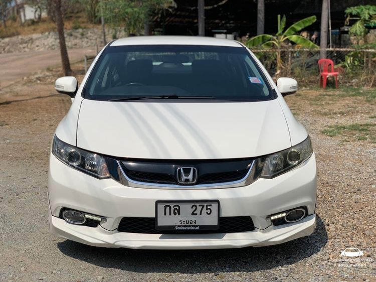 Honda Civic 2013 1.8 Modulo Sedan เบนซิน เกียร์อัตโนมัติ ขาว รูปที่ 3