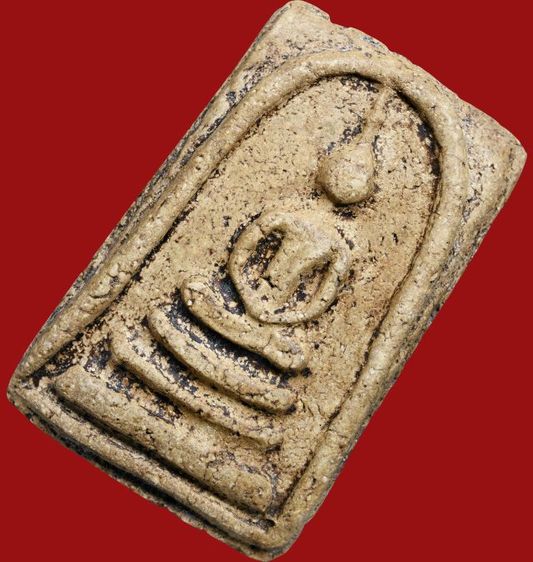 องค์ครู-ให้เช่าบูชา สมบัติบ้าน พระเบญจภาคี พระสมเด็จวัดระฆัง พิมพ์เจดีย์เอียง เนื้อเก่า รักรา รูปที่ 13