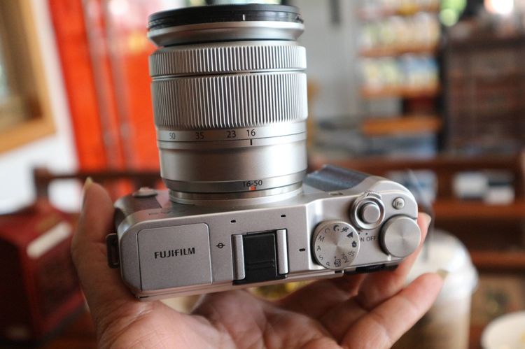 กล้องฟูจิ xa3  16+50 silver สีเงินสภาพสวย20mp จอทัส wifi selfie รูปที่ 8