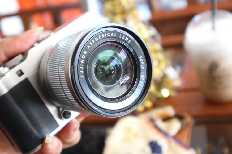 กล้องฟูจิ xa3  16+50 silver สีเงินสภาพสวย20mp จอทัส wifi selfie รูปที่ 6