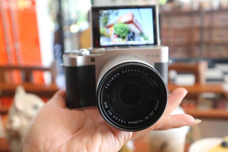 กล้องฟูจิ xa3  16+50 silver สีเงินสภาพสวย20mp จอทัส wifi selfie รูปที่ 2