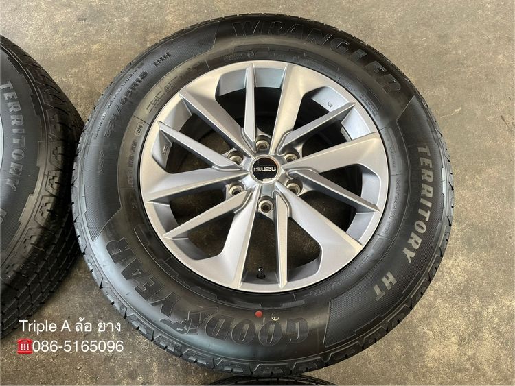 ✨ล้อแม็กป้ายแดง✨ISUZU MU-X ขอบ 18 สีเทา พร้อมยางใหม่ป้ายแดง 255-65-18 Goodyear💥ปี 25💥 รูปที่ 5