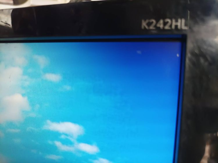 จอคอมก็ดีทีวีก็ได้ ACER 24 นิ้ว ขาตั้งปรับขึ้นลงได้ ตำหนิฟิมล์กลางจอเสื่อมแต่ใช้งานได้ปกติ ขายตามสภาพเพียง 590 บาท  รูปที่ 8