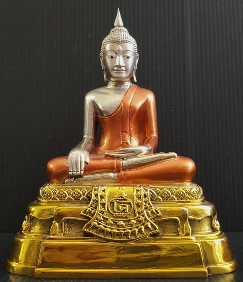 หลวงพ่อโต วัดพนัญเชิง  3 นิ้ว 3 สี  ไตรมาส รูปที่ 2