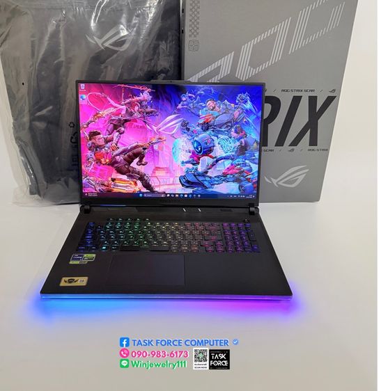 (RTX 4090) ASUS ROG STRIX SCAR 18 G834JYR-R6052W (OFF BLACK) รูปที่ 8