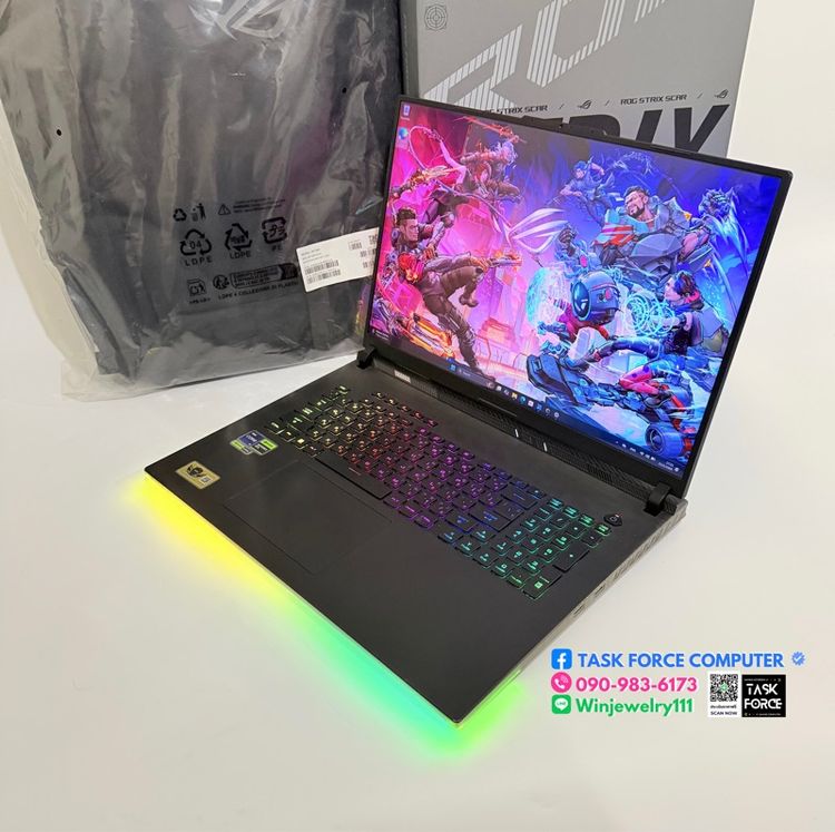 (RTX 4090) ASUS ROG STRIX SCAR 18 G834JYR-R6052W (OFF BLACK) รูปที่ 6