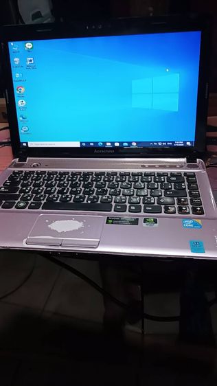 NOTEBOOK LENOVO z360 intel Core i5 cpu m460 2.53 Ghz ใช้งานได้ดี บอดี้สวยไม่แตกบิ่น ฝาบนติดสติกเกอร์สวยน่ารัก ขายเพียง 999 บาท  รูปที่ 2