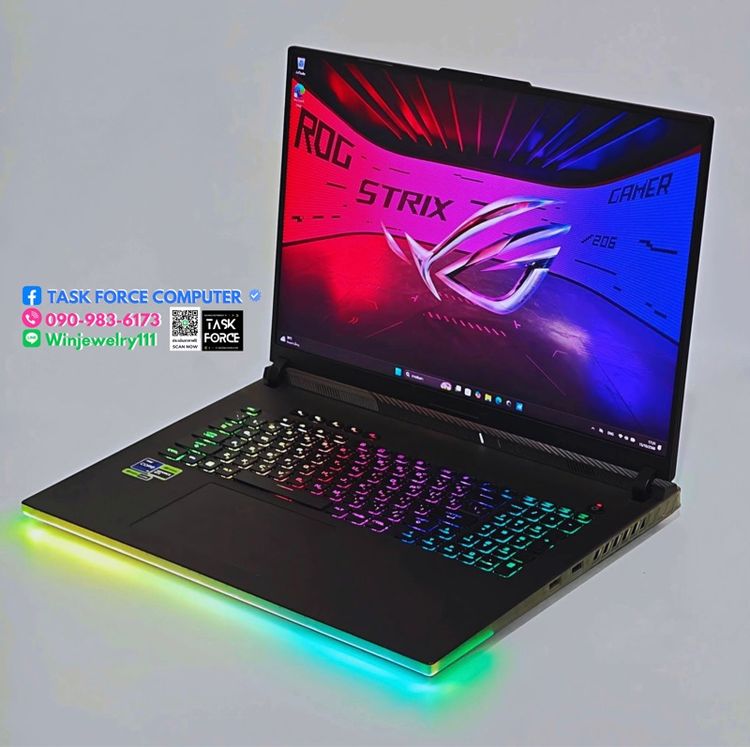 (RTX 4090) ASUS ROG STRIX SCAR 18 G834JYR-R6052W (OFF BLACK) รูปที่ 3