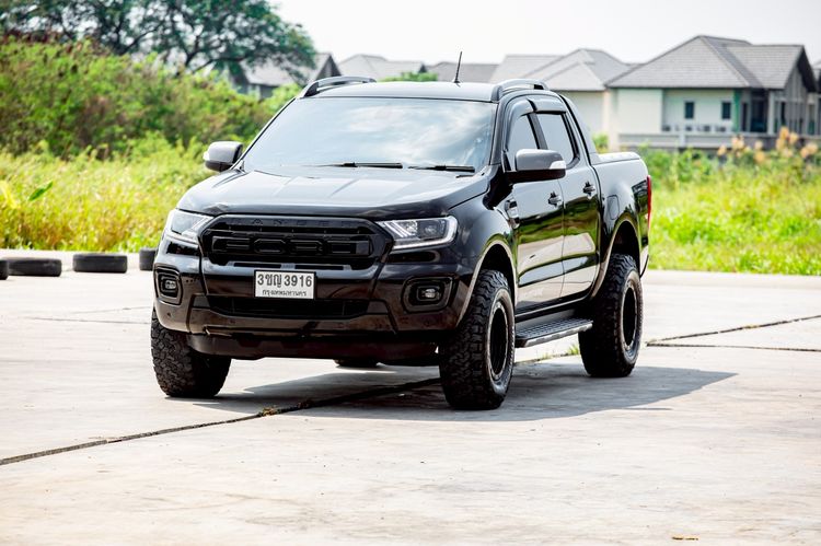 รถ Ford Ranger 2.0 Bi-Turbo Hi-Rider Wildtrak สี ดำ