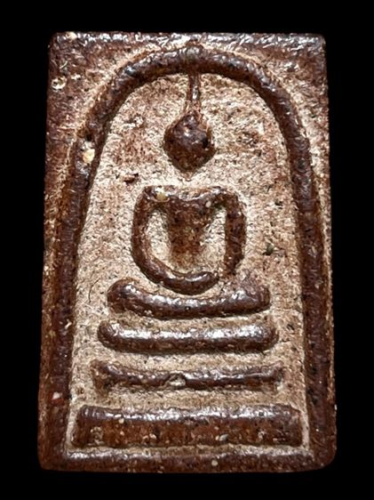 พระสมเด็จวัดระฆังพิมพ์ใหญ่เกศทะลุซุ้มหลังตาฉัตร ร.4 เนื้อชานหมากมีน้อยหายาก