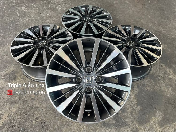 อื่นๆ อะลูมิเนียมอัลลอย 15" ✨ล้อแม็ก✨Honda City ขอบ 15 เทาหน้าเงา💖สภาพสวย💖