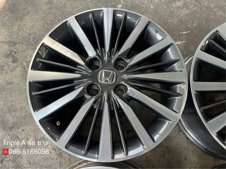 ✨ล้อแม็ก✨Honda City ขอบ 15 เทาหน้าเงา💖สภาพสวย💖 รูปที่ 4