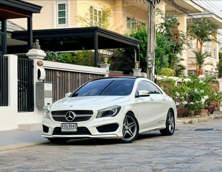 Mercedes-Benz CLA-Class 2015 CLA250 AMG Sedan เบนซิน ไม่ติดแก๊ส เกียร์อัตโนมัติ ขาว รูปที่ 2