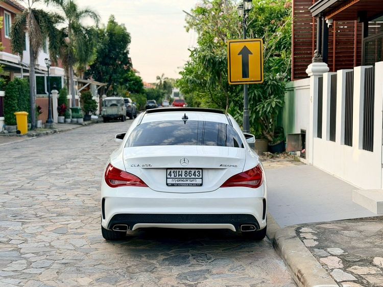 Mercedes-Benz CLA-Class 2015 CLA250 AMG Sedan เบนซิน ไม่ติดแก๊ส เกียร์อัตโนมัติ ขาว