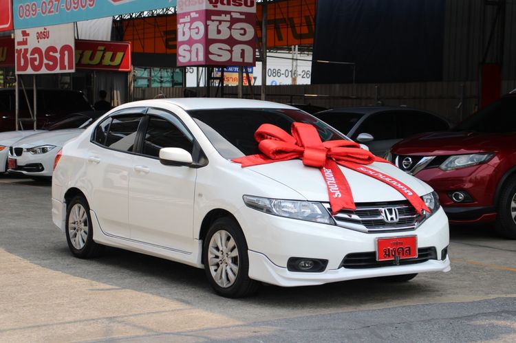 Honda City 2012 1.5 V Sedan เบนซิน ไม่ติดแก๊ส เกียร์อัตโนมัติ ขาว