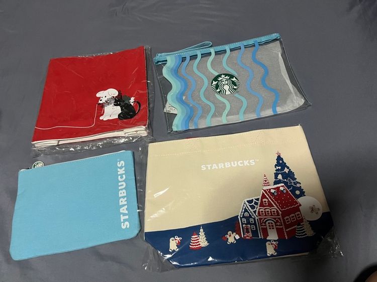 กระเป๋า starbucks 4 ใบ