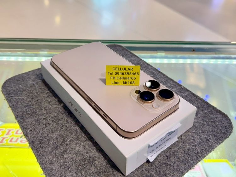 iPhone 16 Pro Max 256GB Batt100 สภาพสวยมาก เครื่องไทย ครบกล่อง รูปที่ 8