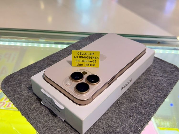 iPhone 16 Pro Max 256GB Batt100 สภาพสวยมาก เครื่องไทย ครบกล่อง รูปที่ 7