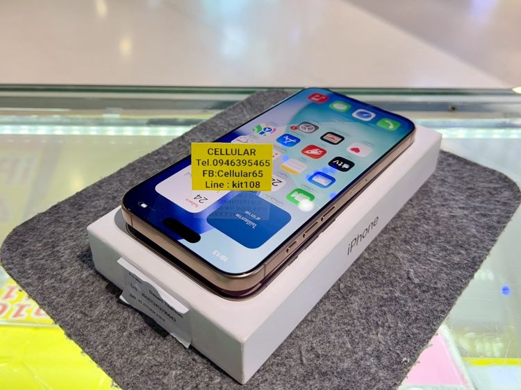 iPhone 16 Pro Max 256GB Batt100 สภาพสวยมาก เครื่องไทย ครบกล่อง รูปที่ 6