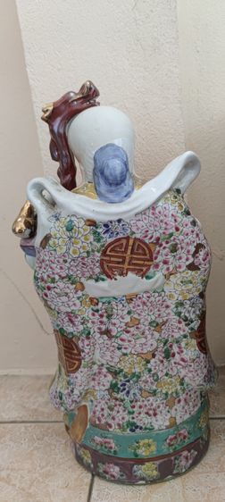 ฮก ลก ซิ่ว ขนาด16นิ้ว เซเรมิกเก่าเก็บกว่า30ปี สภาพสวยงาม ไม่เคยนำออกมาใช้ รูปที่ 14