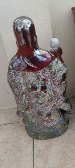 ฮก ลก ซิ่ว ขนาด16นิ้ว เซเรมิกเก่าเก็บกว่า30ปี สภาพสวยงาม ไม่เคยนำออกมาใช้ รูปที่ 9