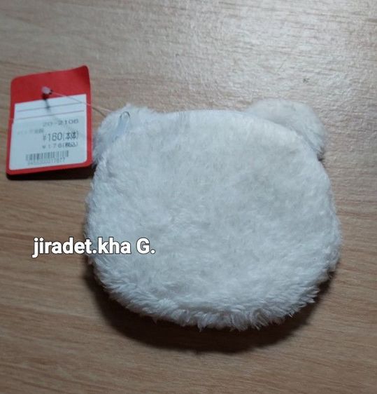 กระเป๋าใส่เหรัยญ ปุกปุย ลายหน้าแมว ขนาดเพียง 12.5×11 cm. สินค้าคัดมาจากคลังสินค้าญี่ปุ่น รูปที่ 2