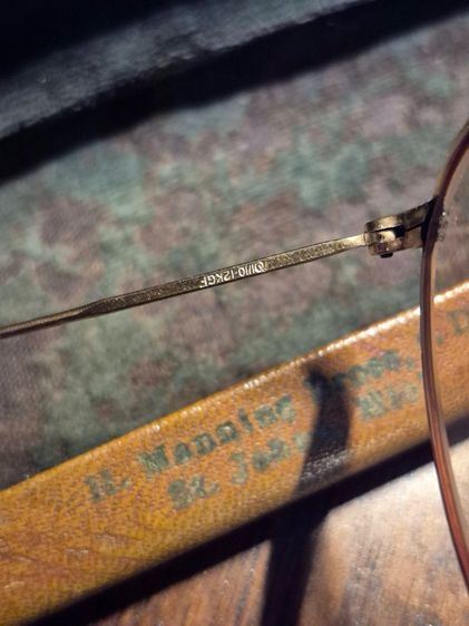 แว่นตาวินเทจทองหุ้ม Ao รูปที่ 5
