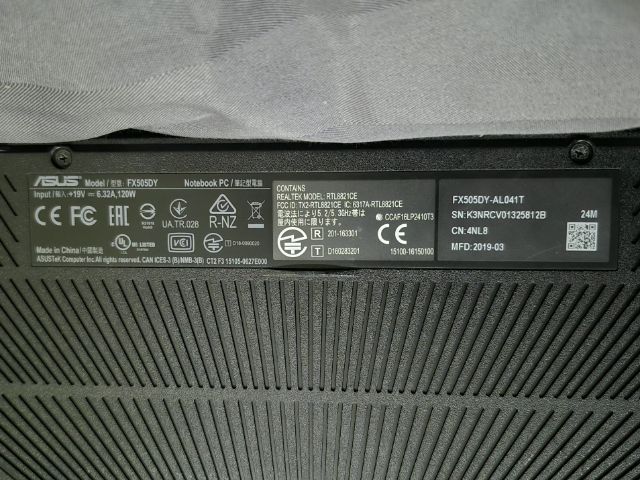 โน๊ตบุ๊ค มือสอง ( ปี 2019 )
Asus Tuf FX505DY 
 รูปที่ 2