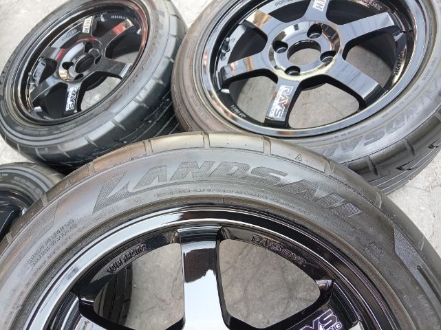 TE37 สีดำ ขอบ 15 กว้าง 7 พร้อมยาง 195 50 15 ปี 23 รูปที่ 6