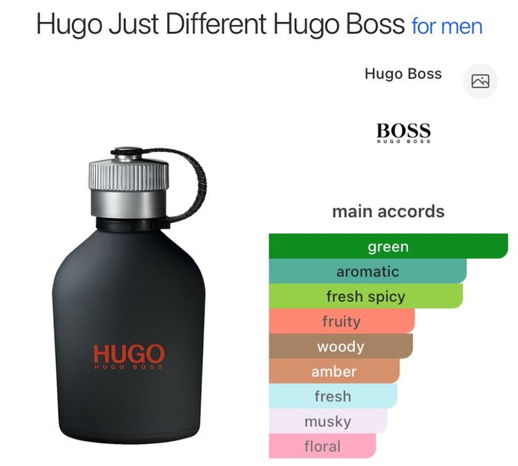 Hugo Boss Just Different Eau de Toilette 125 ml  No box น้ำหอมแท้ รูปที่ 2
