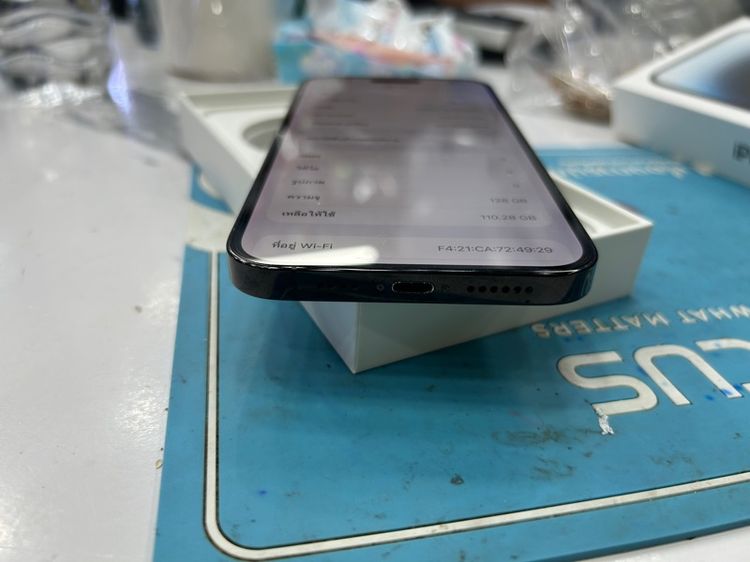 ขาย iPhone 14promax 128g battery 97 เปลี่ยนแท้ ศูนย์ ไม่มีตำหนิสีดำ มีกล่อง ราคา 19500 บาท ใช้งานปกติ นัดรับกทม  รูปที่ 2