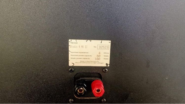 Revox ลำโพง studio 4 mk ii รูปที่ 3