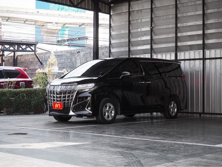 รถ Toyota Alphard 2.5 Hybrid X E-Four 4WD สี ดำ
