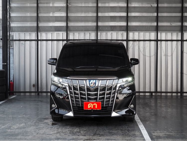 Toyota Alphard 2023 2.5 Hybrid X E-Four 4WD Utility-car ไฮบริด ไม่ติดแก๊ส เกียร์อัตโนมัติ ดำ รูปที่ 2