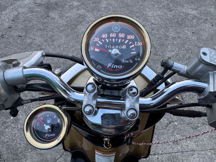 YAMAHA Fino 115 คาร์บูออโต้สตาร์ทมือ สภาพรถเดิมๆเครื่องดีมากสีสวยมากต้องมาดูของจริงมีสถานที่ให้ทดลองขับขี่ก่อนซื้อ รูปที่ 4