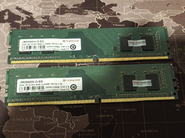 Ram  16 GB DDR4 Bus 2666 (8x2)สภาพดี 
