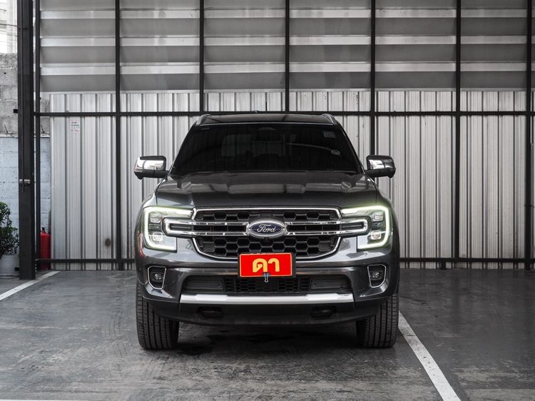 Ford Everest 2023 2.0 Bi-Turbo Titanium+ 4WD Utility-car ดีเซล ไม่ติดแก๊ส เกียร์อัตโนมัติ เทา รูปที่ 2