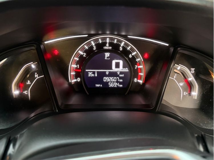 Honda Civic 2019 1.8 E i-VTEC Sedan เบนซิน ไม่ติดแก๊ส เกียร์อัตโนมัติ ขาว รูปที่ 4