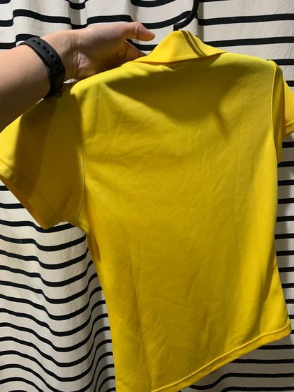 เสื้อ POLO YONEX (DRY FIT) สีเหลือง ใส่เล่นกี่ฬา ได้ทุกประเภท เทนนิส  แบตมินตัน  เนื้อผ้ากันร้อน กันแดด กันเหงื่อได้ดี    รูปที่ 5