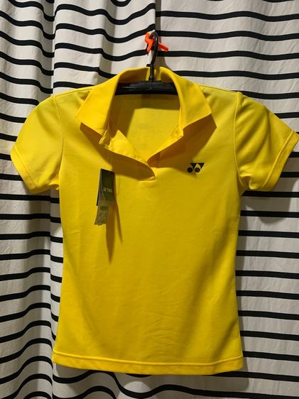 เสื้อ POLO YONEX (DRY FIT) สีเหลือง ใส่เล่นกี่ฬา ได้ทุกประเภท เทนนิส  แบตมินตัน  เนื้อผ้ากันร้อน กันแดด กันเหงื่อได้ดี   