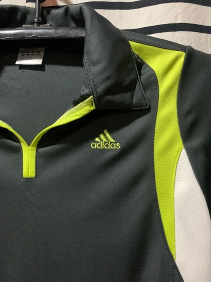 เสื้อ POLO ADIDAS (DRY FIT)  ของแท้ ใส่เล่นกี่ฬา ได้ทุกประเภท เทนนิส  วิ่ง แบตมินตัน ฟิตเนส ตีกอพ เนื้อผ้ากันร้อน กันแดด กันเหงื่อได้ดี รูปที่ 2