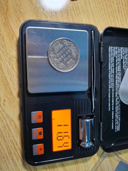 เหรียญ 1 รูปี (One Rupee)เหรียญ พระเจ้าเอ็ดเวิร์ดที่ 7 (KING EDWARD VII EMPEROR) เนื้อเงิน (Silver) ประมาณ 91.7  รูปที่ 4