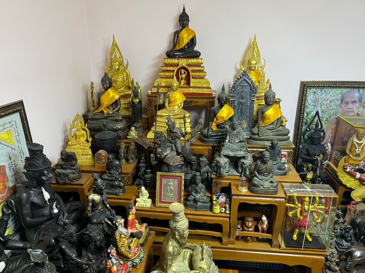 พระบูชา ปู่ฤาษี กุมารทอง มีดหมอ ไม้ครู วัวธนู ควายธนู นางกวัก เครื่องราง ขนาดบูชา