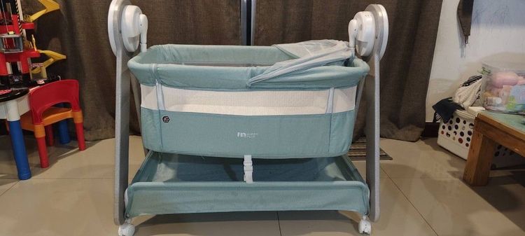 เปลไกวไฟฟ้า มาพร้อมรีโมท เเละโมบาย มีเสียงเพลง รูปที่ 2