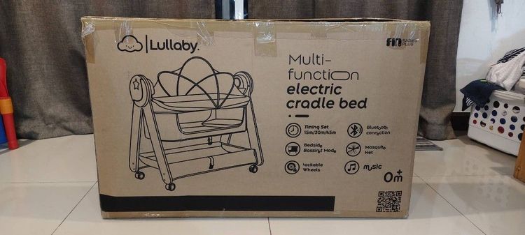 เปลไกวไฟฟ้า มาพร้อมรีโมท เเละโมบาย มีเสียงเพลง รูปที่ 7