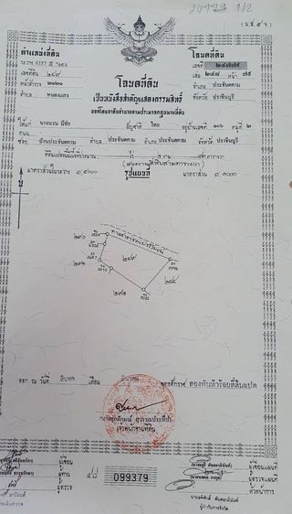 ที่โฉนด เนื้อที่ 2 งาน 43 ตารางวา ยกแปลง 250,000 บาท ที่สวยบรรยากาศดี รูปที่ 3