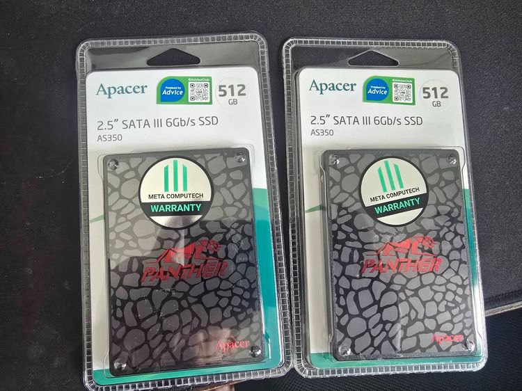 ที่เก็บข้อมูลและเมมโมรี่การ์ด SSD Apacer AS350 SATAIII 2.5 ใหม่ยังไม่แกะกล่อง ประกันAdviceปี71 