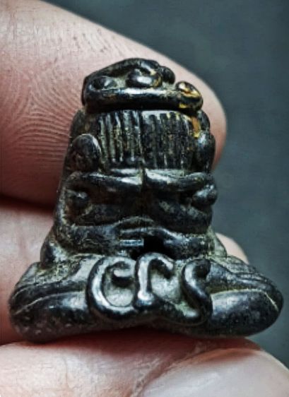 พระปิดตาเก่าเนื้อโลหะ รูปที่ 3