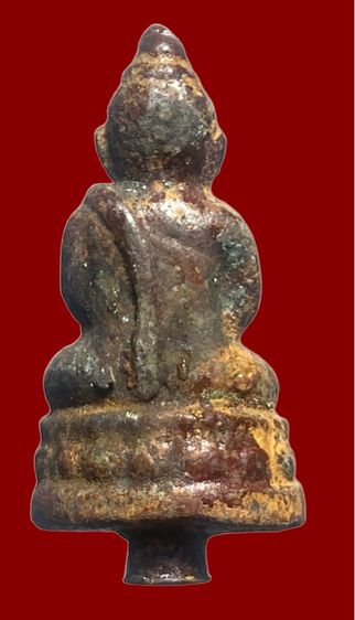 พระรูปหล่อลงชาดตัดช่อเก่า รูปที่ 2