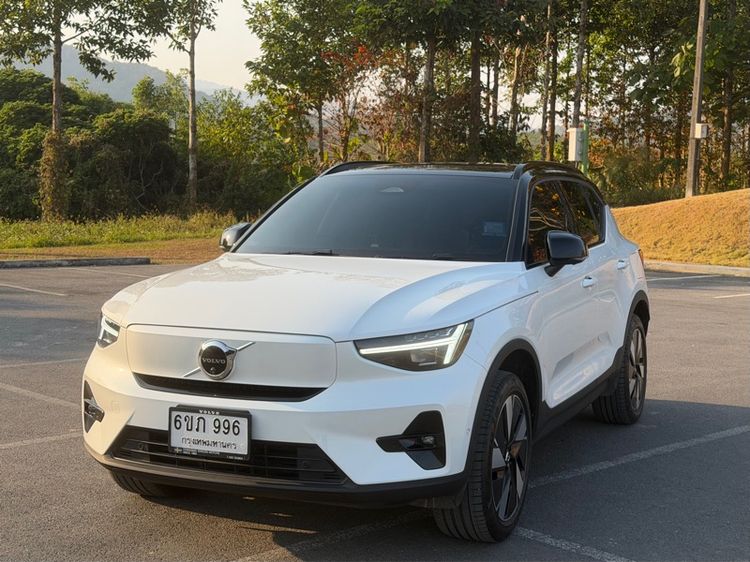 Volvo EX40 2023 Ultra Single Motor ไฟฟ้า เกียร์อัตโนมัติ ขาว รูปที่ 2